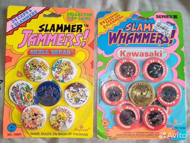 Фишки 24+2 биты в блистере Slammer Whammers