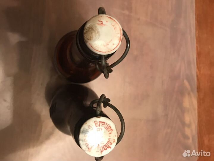 Коллекционные немецкие пивные бутылки двадцатых го