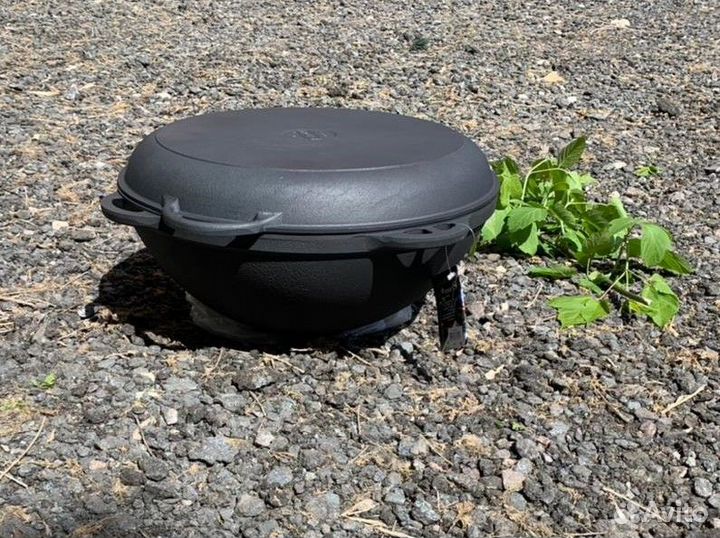 Казан чугунный крышка сковорода Ситон 6-8-12-17 л