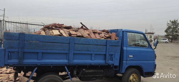 Дрова колотые, горбыль пиленый