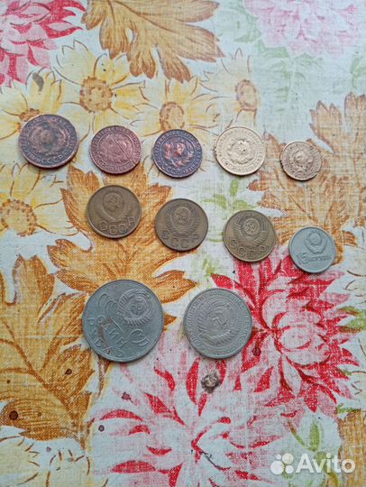 Лот монет СССР. Разные годы