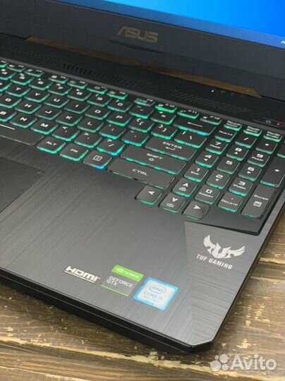Asus TUF i5-9300h/GTX 1650/ssd 512g/120гц