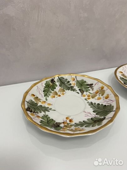 Сервиз чайный Вербилки Горюн-Трава 1970г