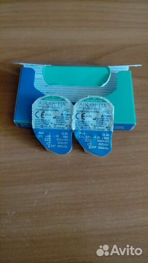 Астигматические контрактные линзы Alcon -2.00