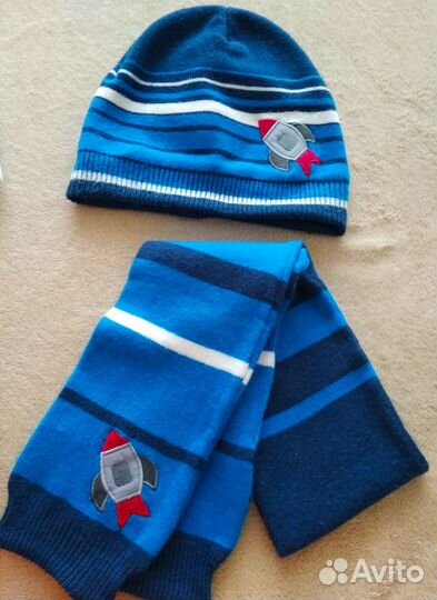 Шапка и шарф на весну