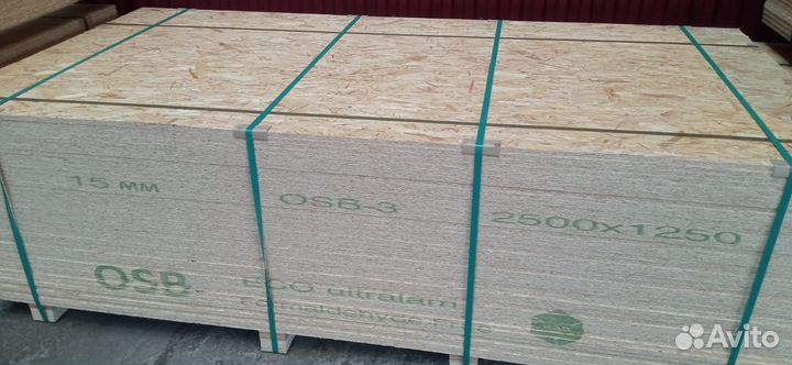 Плиты осп (осб) 15 мм