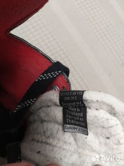 Хоккейные коньки bauer vapor Y12.5