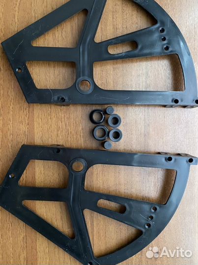 Петля, механизм для обувницы, 2 секции, пластик