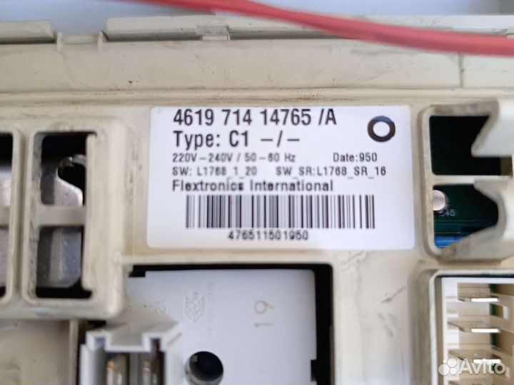 Модуль управления стиральной whirpool AWE 6516/1