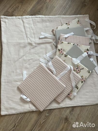 Детское одеялко и бортики в кровать