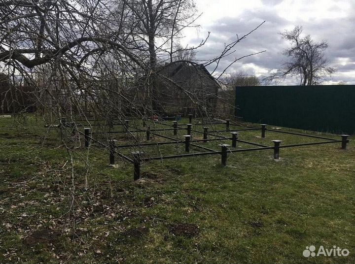 Винтовые сваи для забора