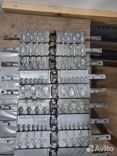 Формы для литья грузил