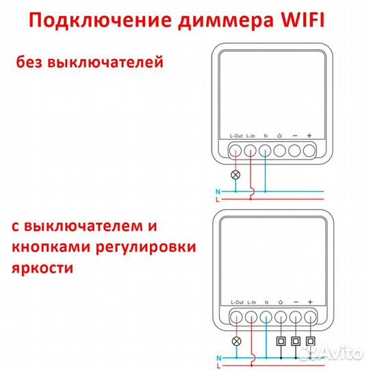 Диммер для светодиодных ламп 220В LED wifi zigbee