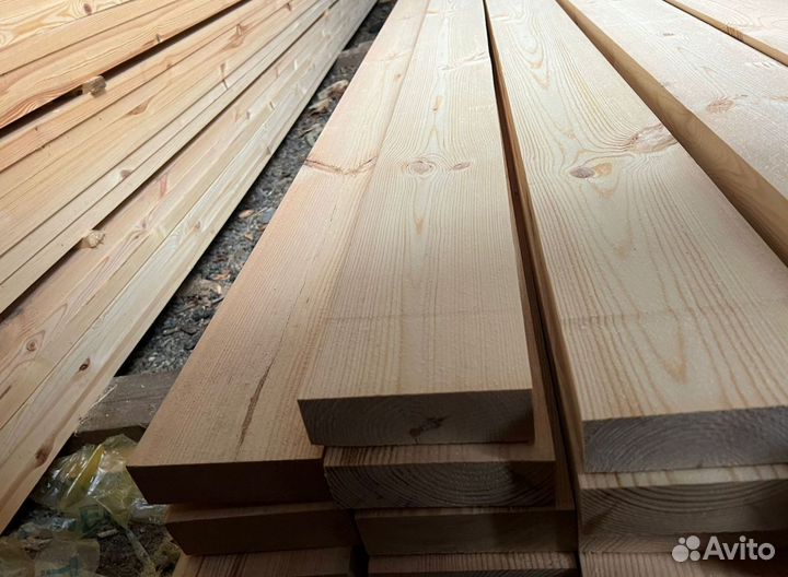 Доска обрезная 40х150х6000мм от производителя