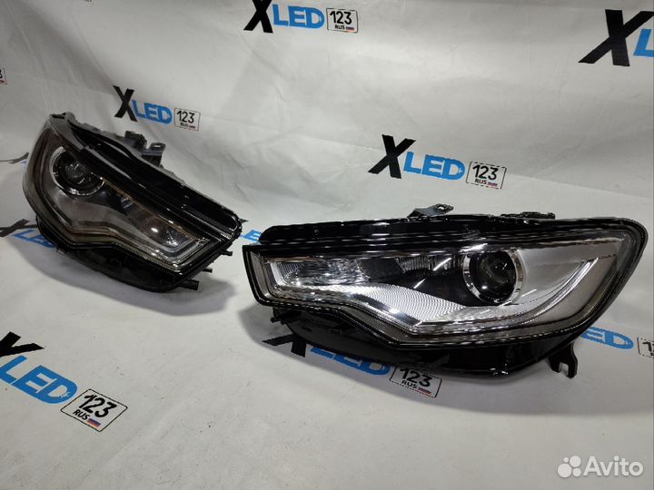 Фара Audi a6 c7 a6c7 левая правая дорест голая