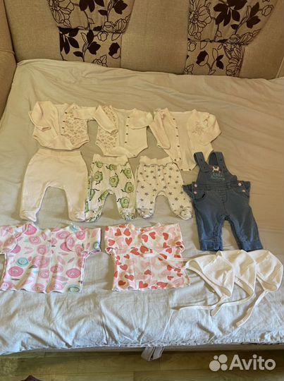 Одежда для новорожденный девочки 56-62