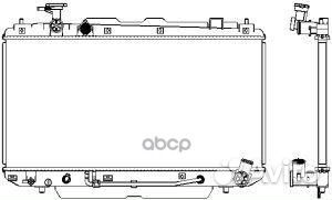 Радиатор системы охлаждения 34611019 Sakura