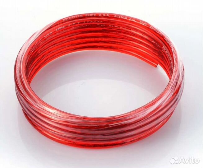 Полный комплект проводов для подключения сабвуфера