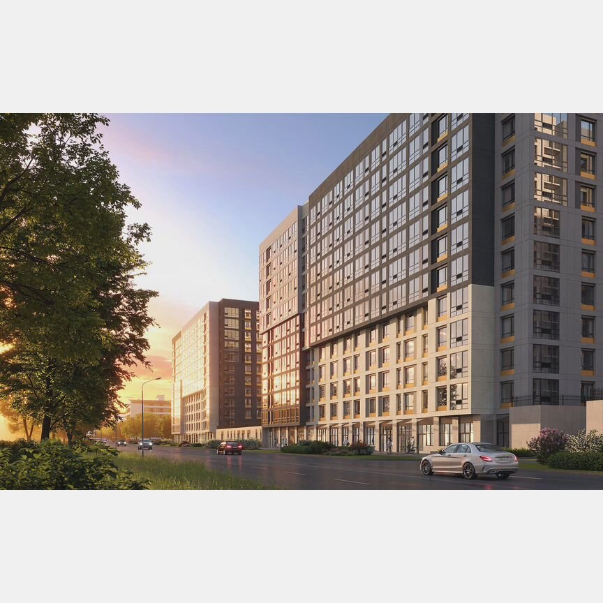 3-к. квартира, 77,8 м², 10/12 эт.