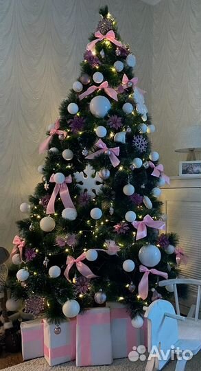 Ель искуственная заснеженная