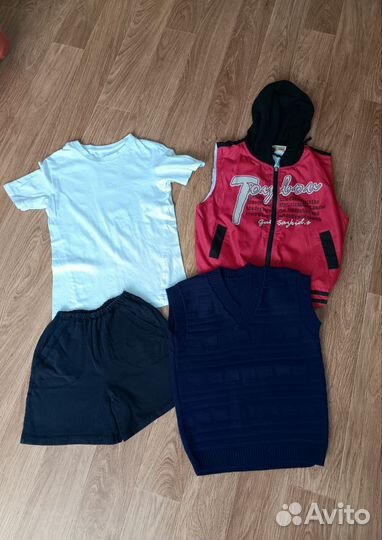 Большой пакет одежды для мальчика