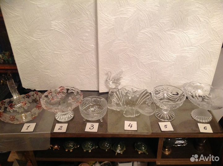 Вазы для фруктов и цветов Чехия, СССР. Вазы разные