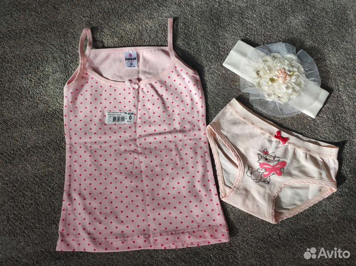 Повязка на голову, майка, трусики