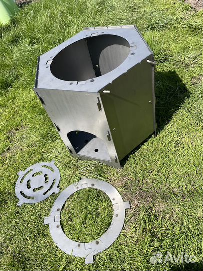 Мангал-печь под казан