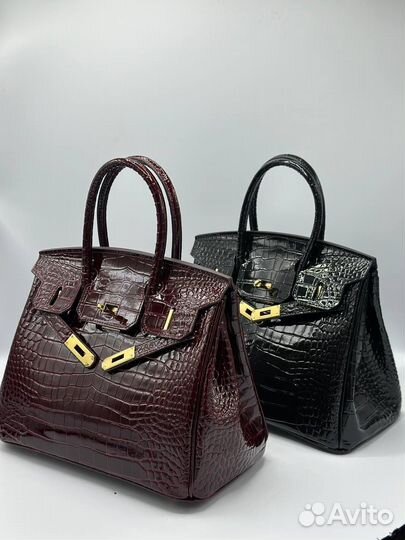 Сумка Hermes birkin 30 кожа крокодила