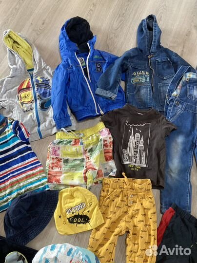 Пакет одежды 18 вещей для мальчика 1-2 года