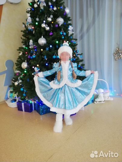 Костюм снегурочки детский