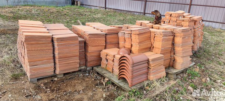 Керамическая черепица новая