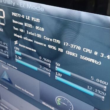 Материнская плата с процессором i7 3770