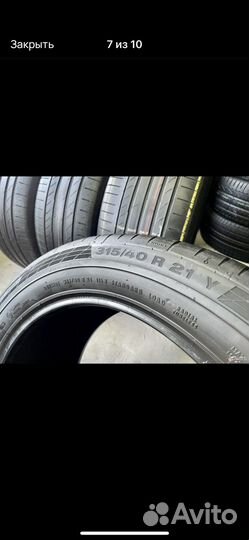 Continental ContiSportContact 5 275/45 R21 и 315/40 R21 35J