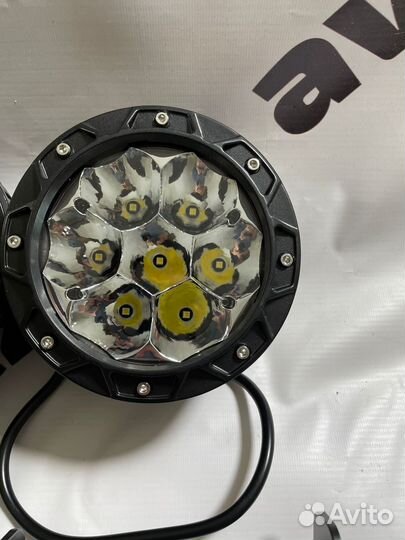 Туманка универсальная белая и желтая 150 Ватт