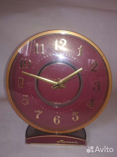 Часы настольные молния СССР