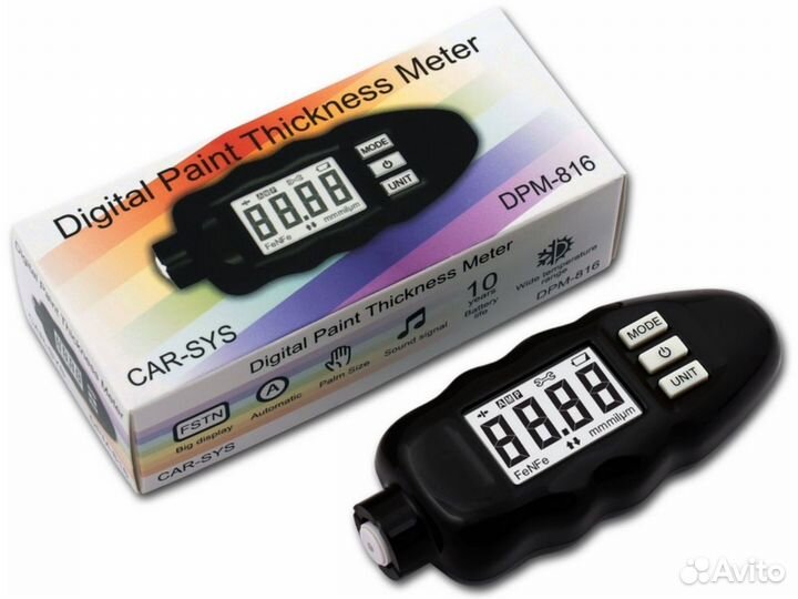 Толщиномер Car Sys dpm 8 1 6 Рro. Магазин