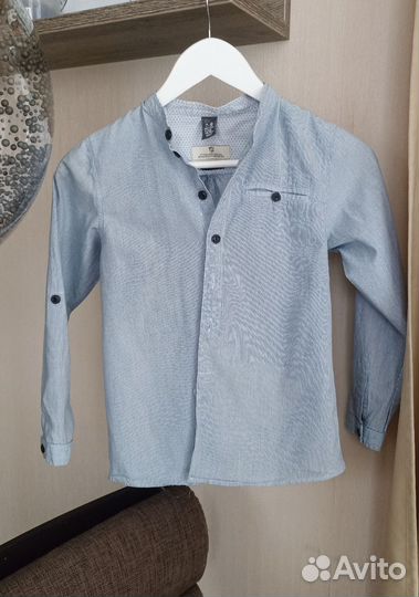 Рубашка на мальчика 128