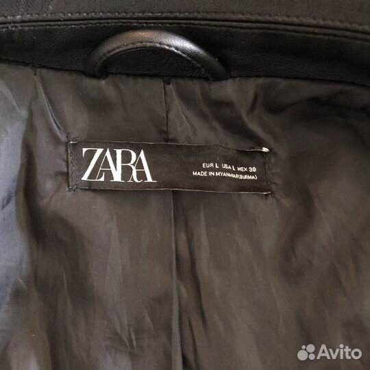 Куртка кожаная женская zara