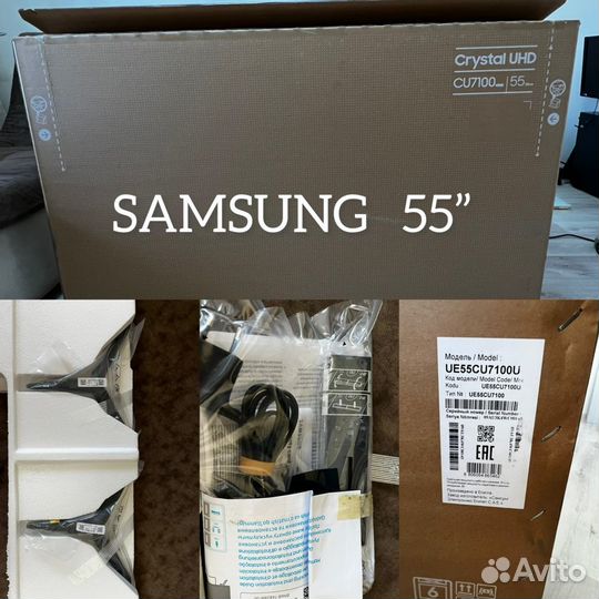 Телевизор Samsung ue55cu7100uxru, 55