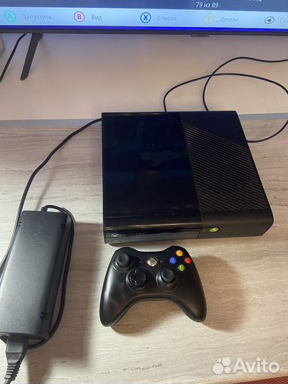Xbox 360 E 500 Gb прошитый freeboot 89 игр