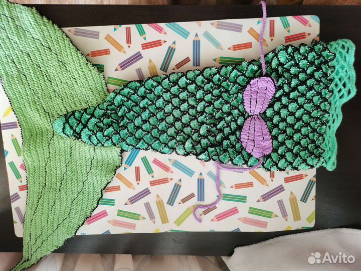 Для фотосессии новорождённого русалочка зайка