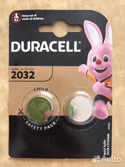 Батарейка durasel, energizer, круглая плоская