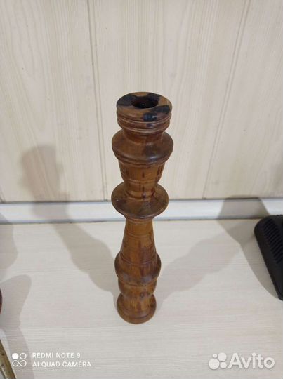 Подсвечник эбонитовый