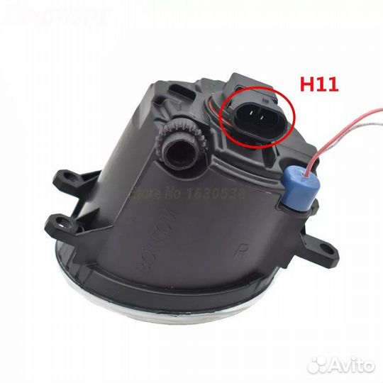 LED противотуманки с ангельскими глазами Prado 150