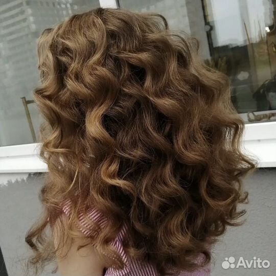 Укладка локоны