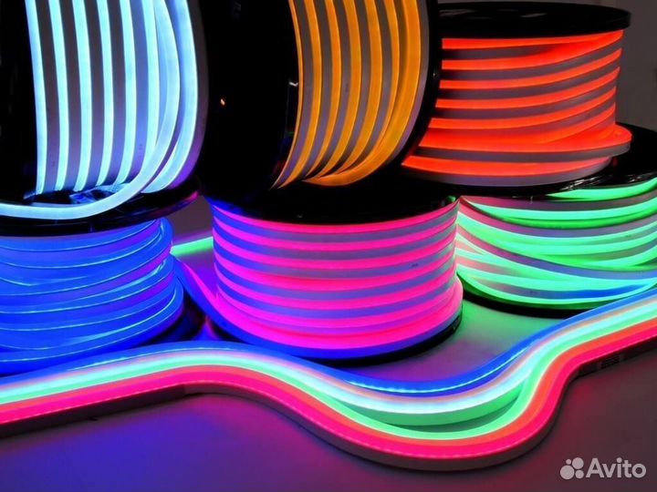 Гирлянда Led-неон двусторонний, 220v, 100 метров