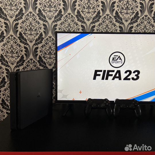 Sony PS4 slim 500gb +45 игр