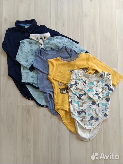 Вещи пакетом на мальчика 74 80 86