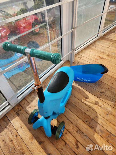 Самокат беговел с кейсом Dodopony